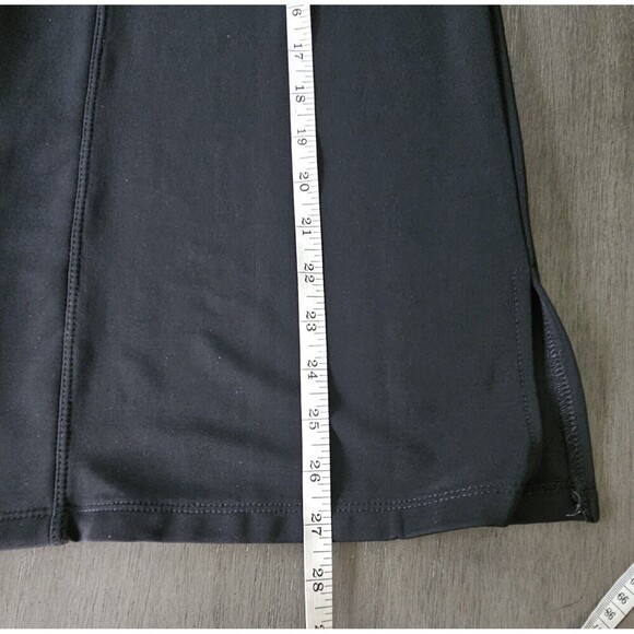 Susan Graver Style Liquid Knit 3/4 Sleeve Open Front Cardigan Black M Collared - Picture 4 of 7